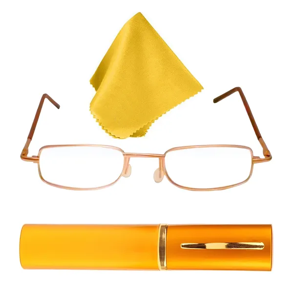 See_World_-_GOLDEN_Full_Rim_Metal_Frame_Pen_Type_Metal_Case_Compact_Reading_Eye_Glasses_Light_Weight_with_Eye_Protection_and_No_Eye_Strain_for_Men_Women_with_Micro_Fiber_Cleaning_Cloth