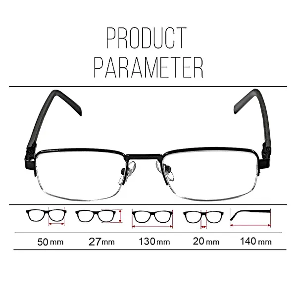See_World_-_BLACK_Half_Rim_Metal_Frame_Reading_Eyeglasses_With_Spring_Hinges,_Lens_Cleaner_Brush_Tool,_Soft_Cover,_Cleaning_Cloth_&_Hanging_Dori