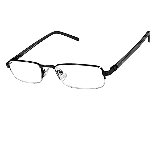 See_World_-_BLACK_Half_Rim_Metal_Frame_Reading_Eyeglasses_With_Spring_Hinges,_Lens_Cleaner_Brush_Tool,_Soft_Cover,_Cleaning_Cloth_&_Hanging_Dori