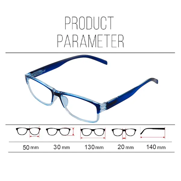 See_World_-_BLUE_Full_Rim_Frame_Reading_Eye_Glasses_With_Hard_Case_&_Cleaning_Cloth