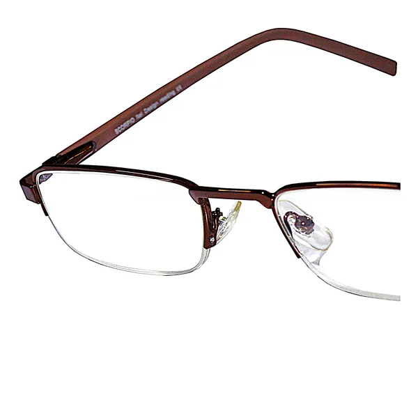 See_World_-_BROWN_Half_Rim_Metal_Frame_Reading_Eyeglasses_With_Spring_Hinges,_Lens_Cleaner_Brush_Tool,_Soft_Cover,_Cleaning_Cloth_&_Hanging_Dori