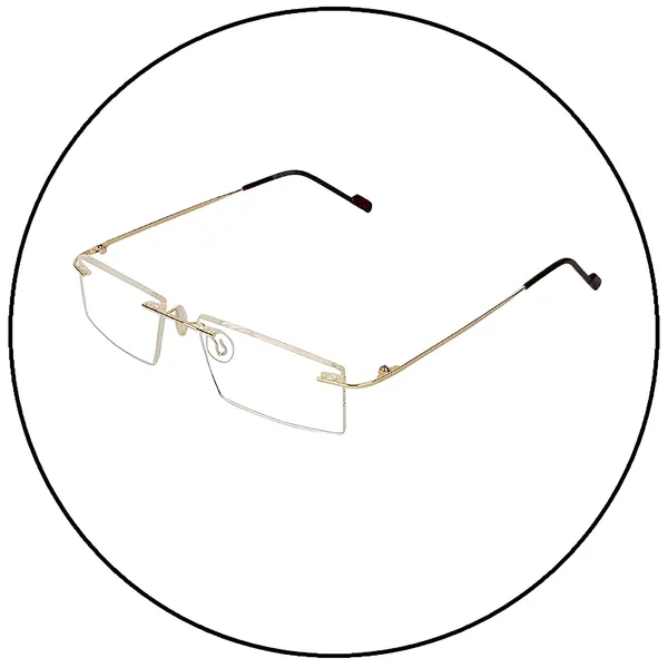 See_World_-_GOLDEN_Rimless_Thin_Metal_Frame_Reading_Eyeglasses_With_Soft_Cover,_Lens_Cleaning_Spray,_Cleaning_Cloth_&_Hanging_Dori