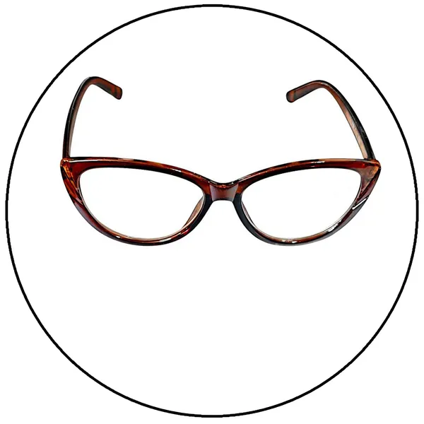 SEE_WORLD_-_BROWN_Frame_Cat_Eye_Style_Reading_Eyeglasses_With_Hard_Case,_Lens_Cleaning_Spray,_Cleaning_Cloth_And_Hanging_Dori