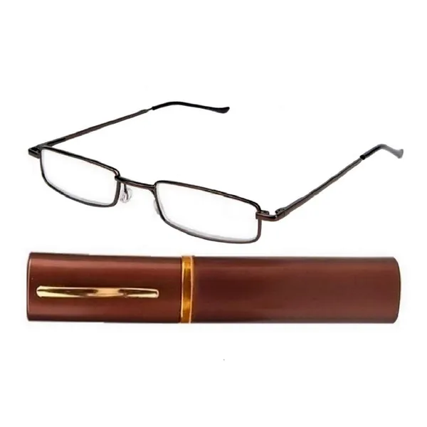 See_World_-_BROWN_Full_Rim_Metal_Frame_Pen_Type_Metal_Case_Compact_Reading_Eye_Glasses_Light_Weight_with_Eye_Protection_and_No_Eye_Strain_for_Men_Women_with_Micro_Fiber_Cleaning_Cloth