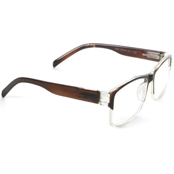See_World_-_BROWN_Full_Rim_Frame_Reading_Eye_Glasses_With_Hard_Case_&_Cleaning_Cloth