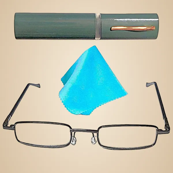 See_World_-_GREY_Gun_Metal_Full_Rim_Metal_Frame_Pen_Type_Metal_Case_Compact_Reading_Eye_Glasses_Light_Weight_with_Eye_Protection_and_No_Eye_Strain_for_Men_Women_with_Micro_Fiber_Cleaning_Cloth