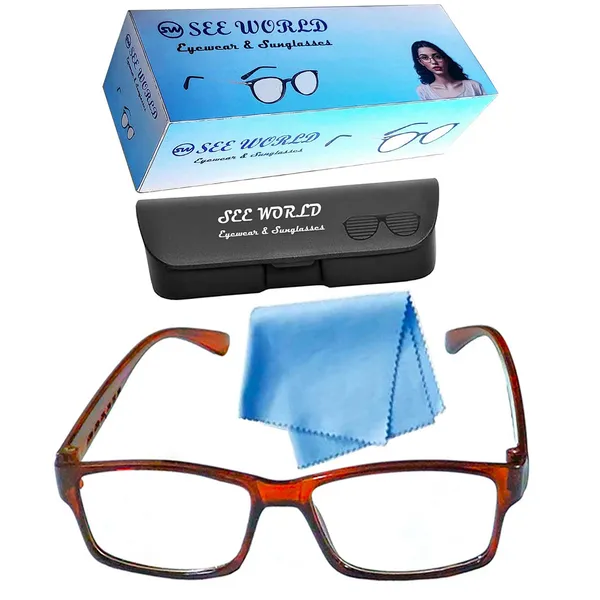 Brown_Full_Rim_Frame_Reading_Eye_Glasses_With_Hard_Case_&_Cleaning_Cloth