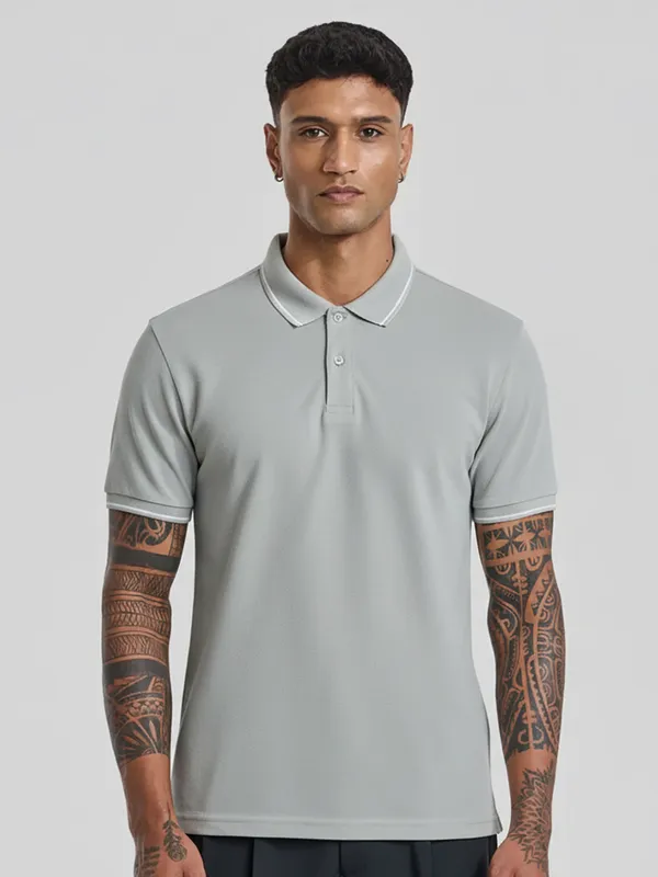 Grey_Techno_Turkey_Fabric_Techno_Polo_Tshirt_For_Men