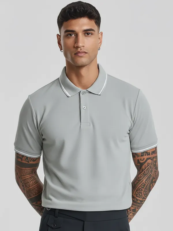 Grey_Techno_Turkey_Fabric_Techno_Polo_Tshirt_For_Men