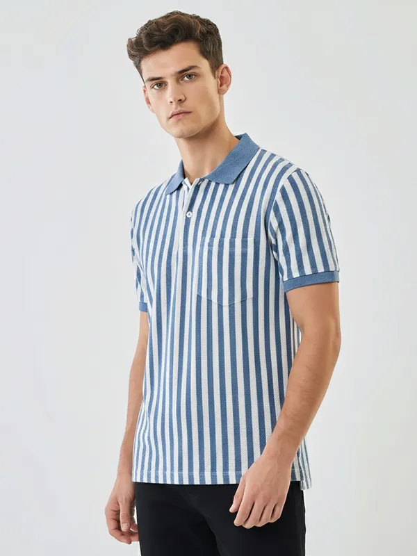 Powder_Blue_Cotton_Rich_Fabric_Tshirt_For_Men