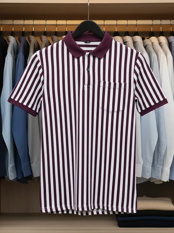 Maroon_Cotton_Rich_Fabric_Tshirt_For_Men