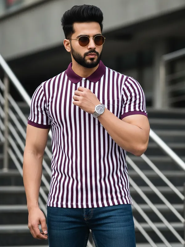 Maroon_Cotton_Rich_Fabric_Tshirt_For_Men
