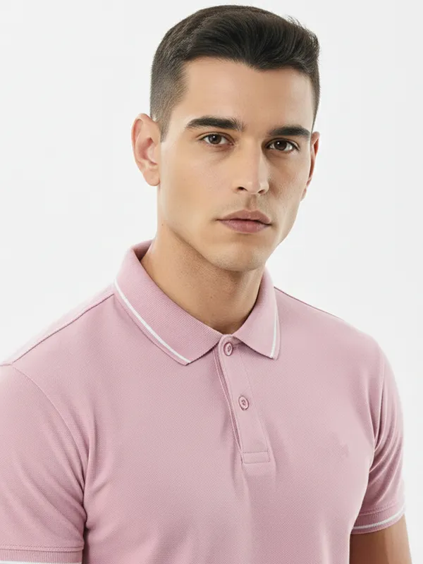 Pink_Polo_Cotton_Tshirt_For_Men