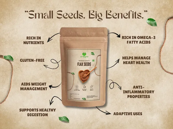 Tanyatrapt_Raw_Flax_Seeds,_Omega_3_Fatty_Acid_Rich,_Healthy_Super_Seed,_Immunity_Booster_Brown_Flax_Seeds_(500g)