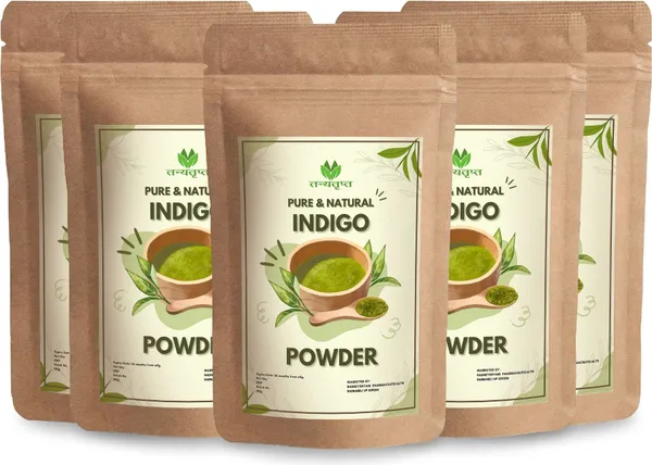 Pure_And_Natural_Indigo_Powder_For_Black_Hair_(5X100G)