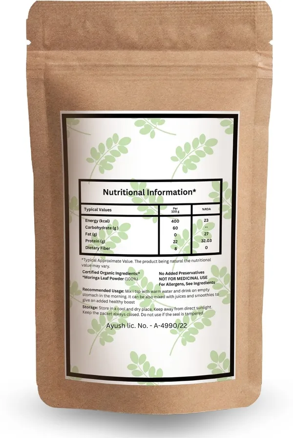 Pack_of_3_-_Organic_Moringa_Powder_For_Weight_Loss,_Health_Care__-_100GM