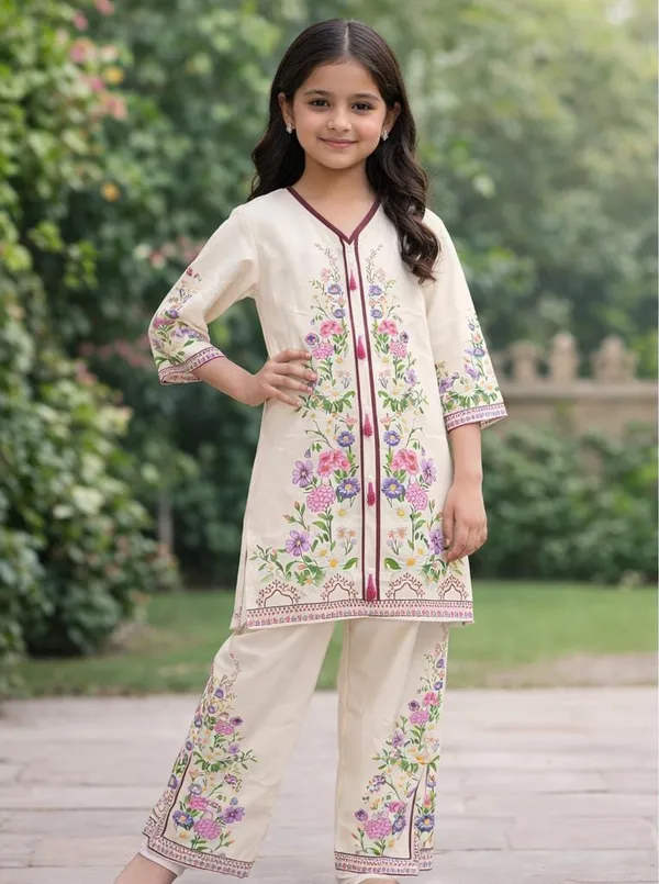 Floral_Beige_Satin_Co-ord_Set_-_K-3010-B