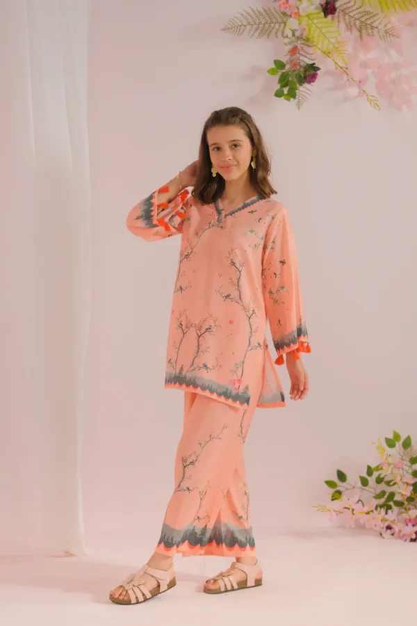 Peach_Drift_Satin_Co-Ord_Set_For_Girls