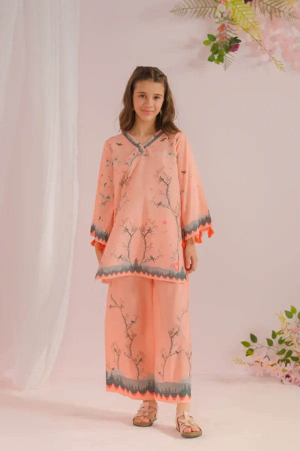 Peach_Drift_Satin_Co-Ord_Set_For_Girls