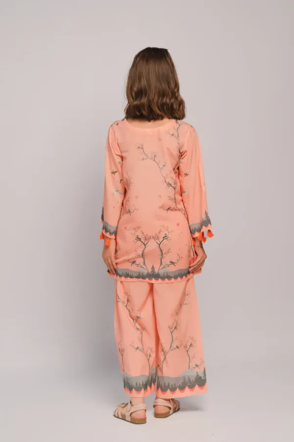 Peach_Drift_Satin_Co-Ord_Set_For_Girls