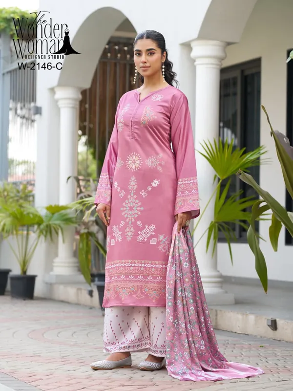 Blush_Pink_Satin_3-Piece_Set_for_Women
