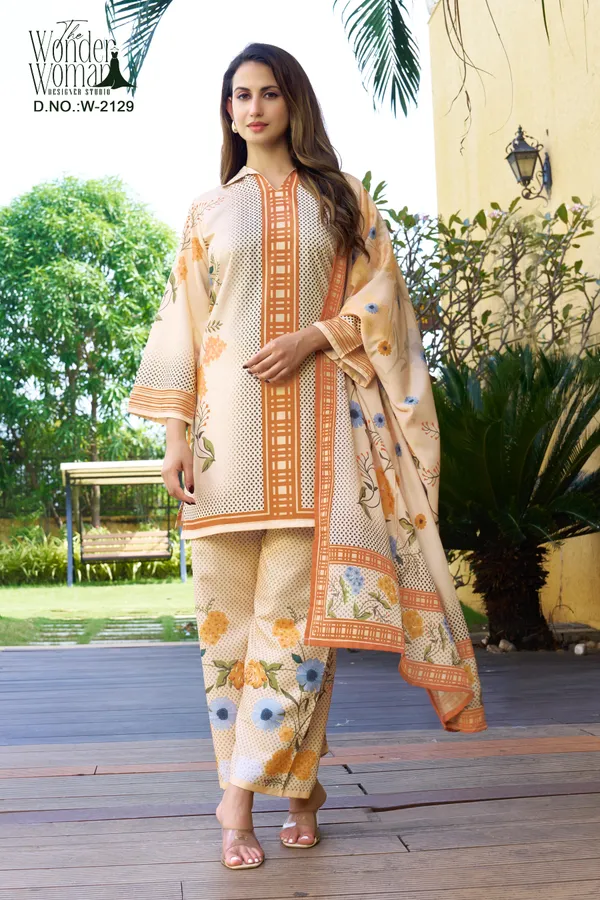 Peach_Meadow_Elegance_Kurta_Set_With_Dupatta_For_Women