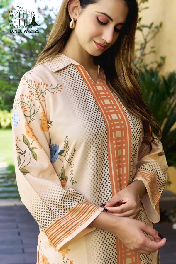 Peach_Meadow_Elegance_Kurta_Set_With_Dupatta_For_Women
