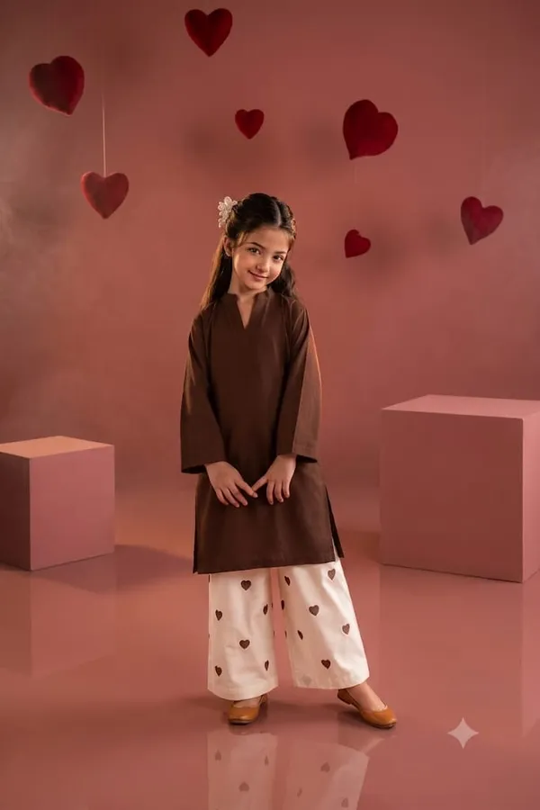 Taupe_kurta_+_White_heart_embroidered_pants_for_girls