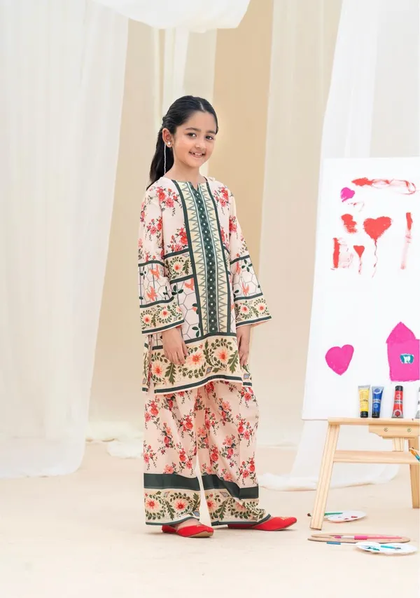 Multi_Color_Garden_Satin_Co-Ord_Set_For_Girls