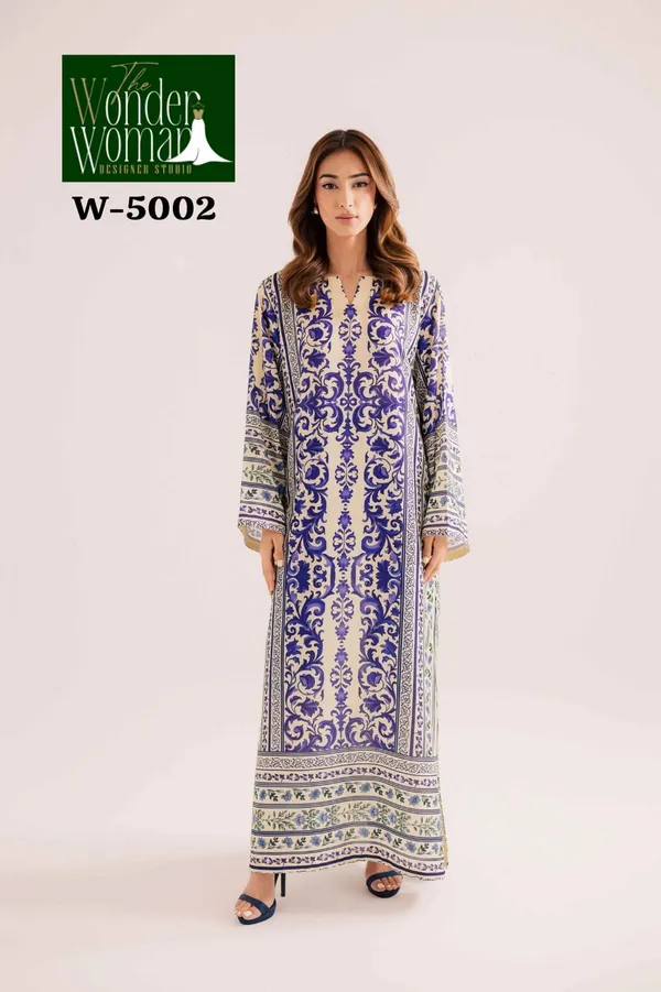 Off-White_&_Purple_Printed_Kaftan