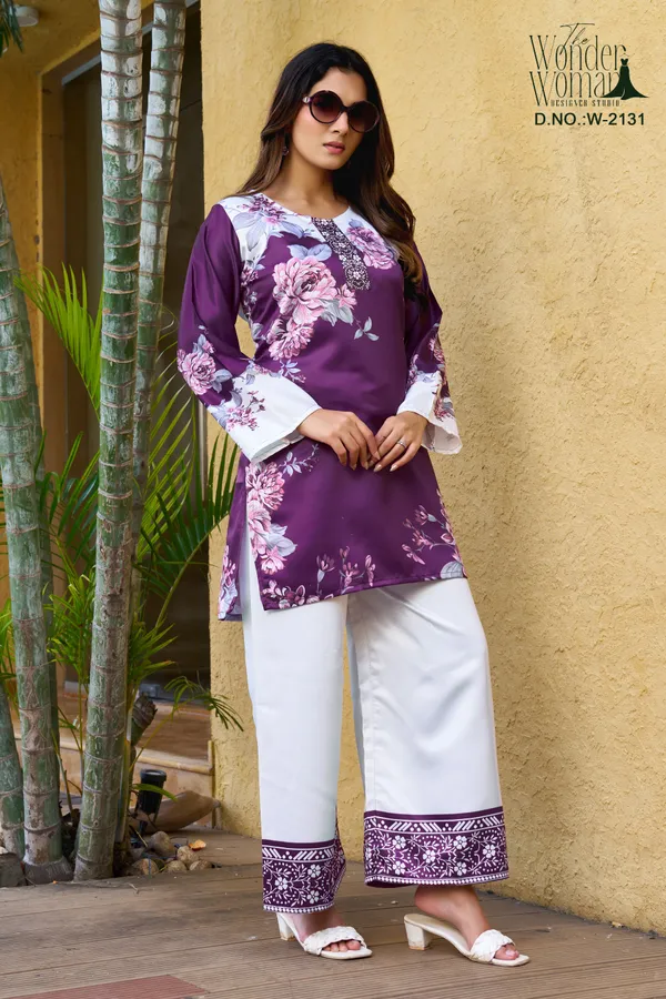 Plum_Orchid_Satin_Printed_Co-Ord_Set_For_Women