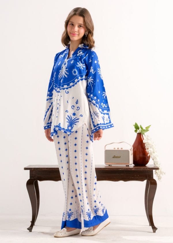 Royal_Blue_Satin_Printed_Co-Ord_Set_Set_For_Girls