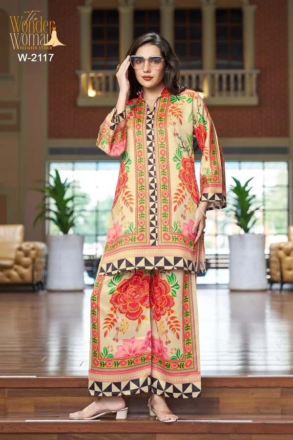 Multicolor_Blossom_Royale_Co-Ord_Set_For_Women