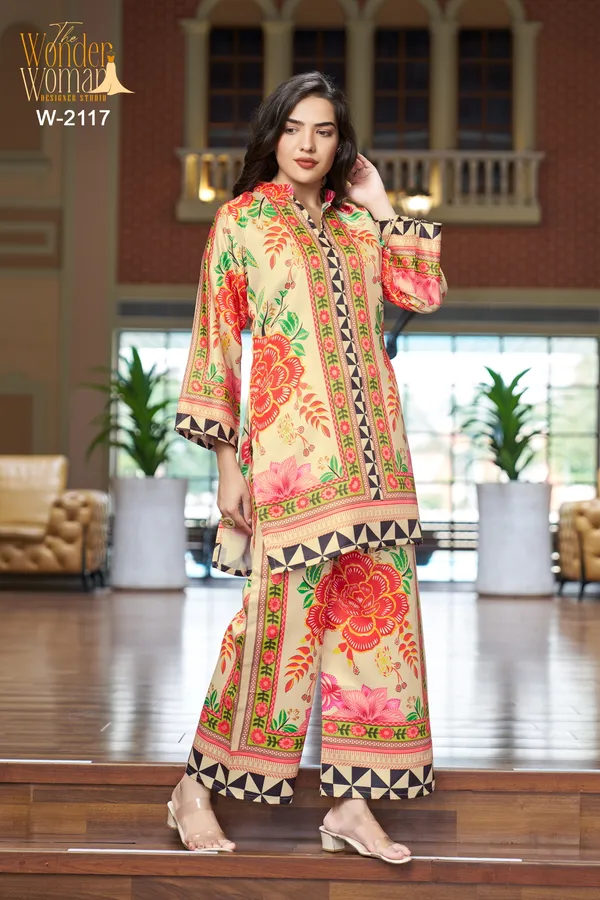 Multicolor_Blossom_Royale_Co-Ord_Set_For_Women