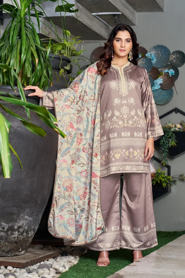 Taupe_Earthy_Bloom_Printed_Kurta_Set_With_Dupatta_For_Women