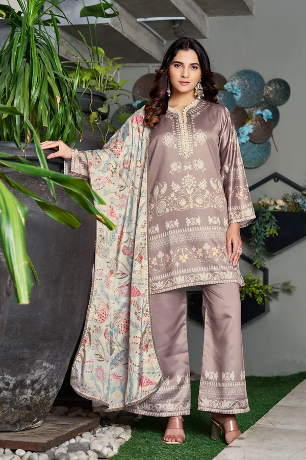 Taupe_Earthy_Bloom_Printed_Kurta_Set_With_Dupatta_For_Women