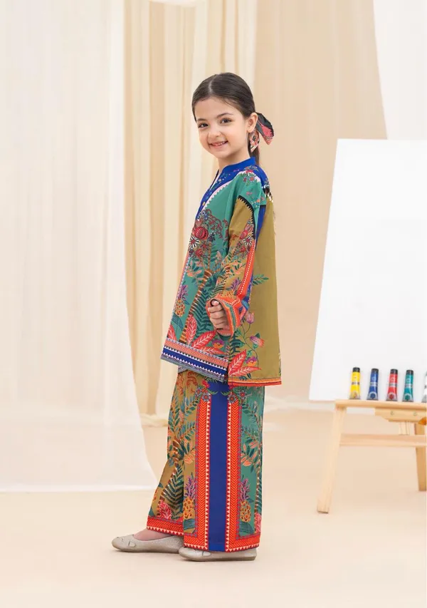 Tropical_Mosaic_Satin_Co-Ord_Set_For_Girls