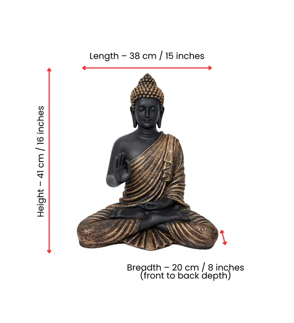 Polyresin_Black_and_Gold_Lord_Buddha_Idol