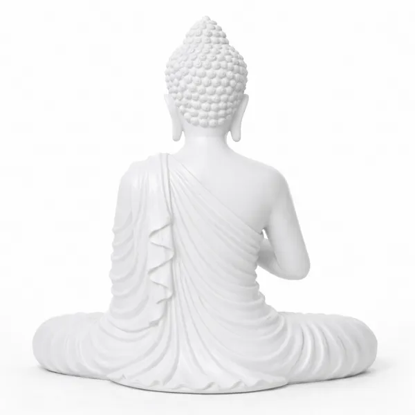 Polyresin_White_Lord_Buddha_Idol