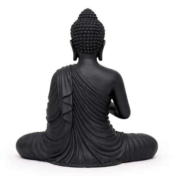 Polyresin_Black_Lord_Buddha_Idol