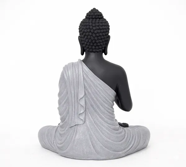 Polyresin_Black_and_Grey_Lord_Buddha_Idol