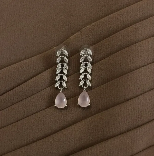 Multicolour_Brass_Rhodium_Earring_And_Necklace_Set_For_Women