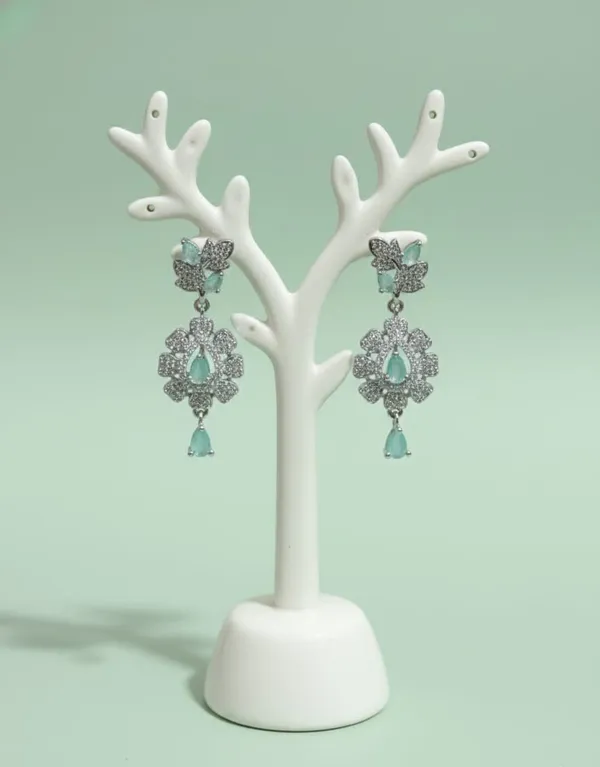 ZOVYA_Brass_Silver_Silver,_Green_Jewellery_Set_(Pack_of_3)