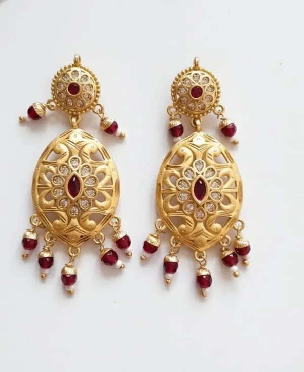 Gold_Plated_Brass_Gold_Plated_Earring_And_Necklace_Set_For_Women