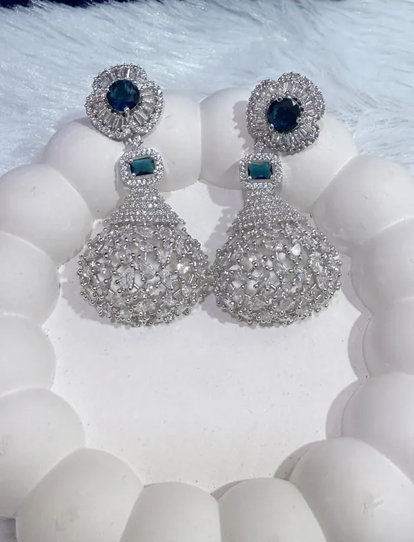 ZOVYA_NavyblueADearrings001_Cubic_Zirconia,_Diamond_Brass_Drops_&_Danglers_()