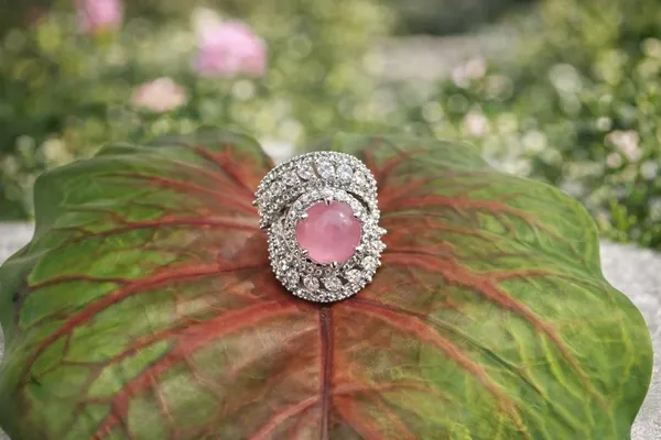 ZOVYA_Brass_Cubic_Zirconia,_Diamond_Silver_Plated_Ring_()