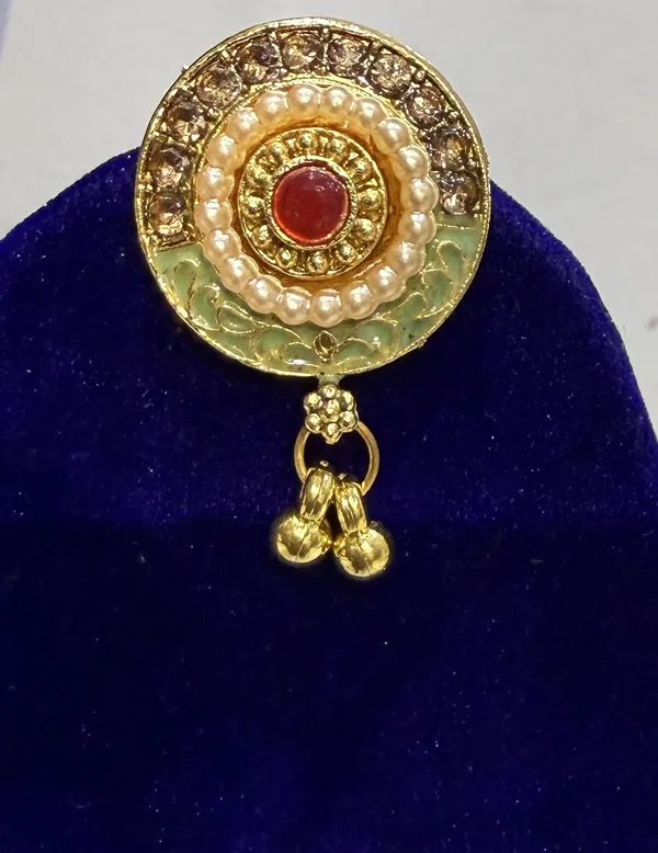 Multicolour_Brass_Gold_Plated_Earring_And_Necklace_Set_For_Women
