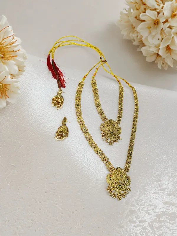 Multicolor_Brass_And_Alloy_Gold_Plated_Earring_And_Necklace_Set_For_Women