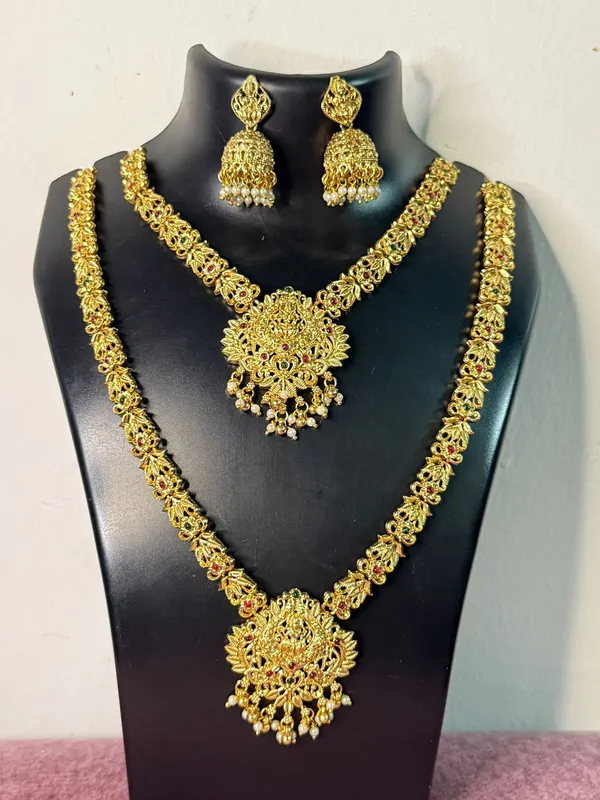 Multicolor_Brass_And_Alloy_Gold_Plated_Earring_And_Necklace_Set_For_Women