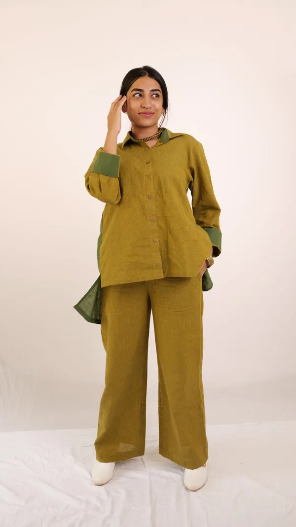 Yellow_Khadi_Co-Ord_Set_For_Adults